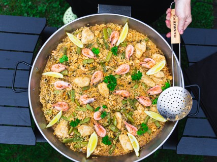 Muurikka Paella-Pfanne Stahl, Ø 70cm