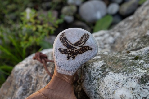 Finnische Kuksa aus Maserbirke - Adler