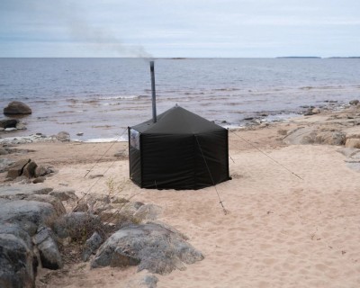 Zeltsauna HIISI 4 hexagonal inkl. Saunaofen