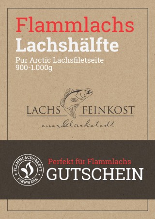 Gutschein: Pur Arctic Lachsfilethälfte