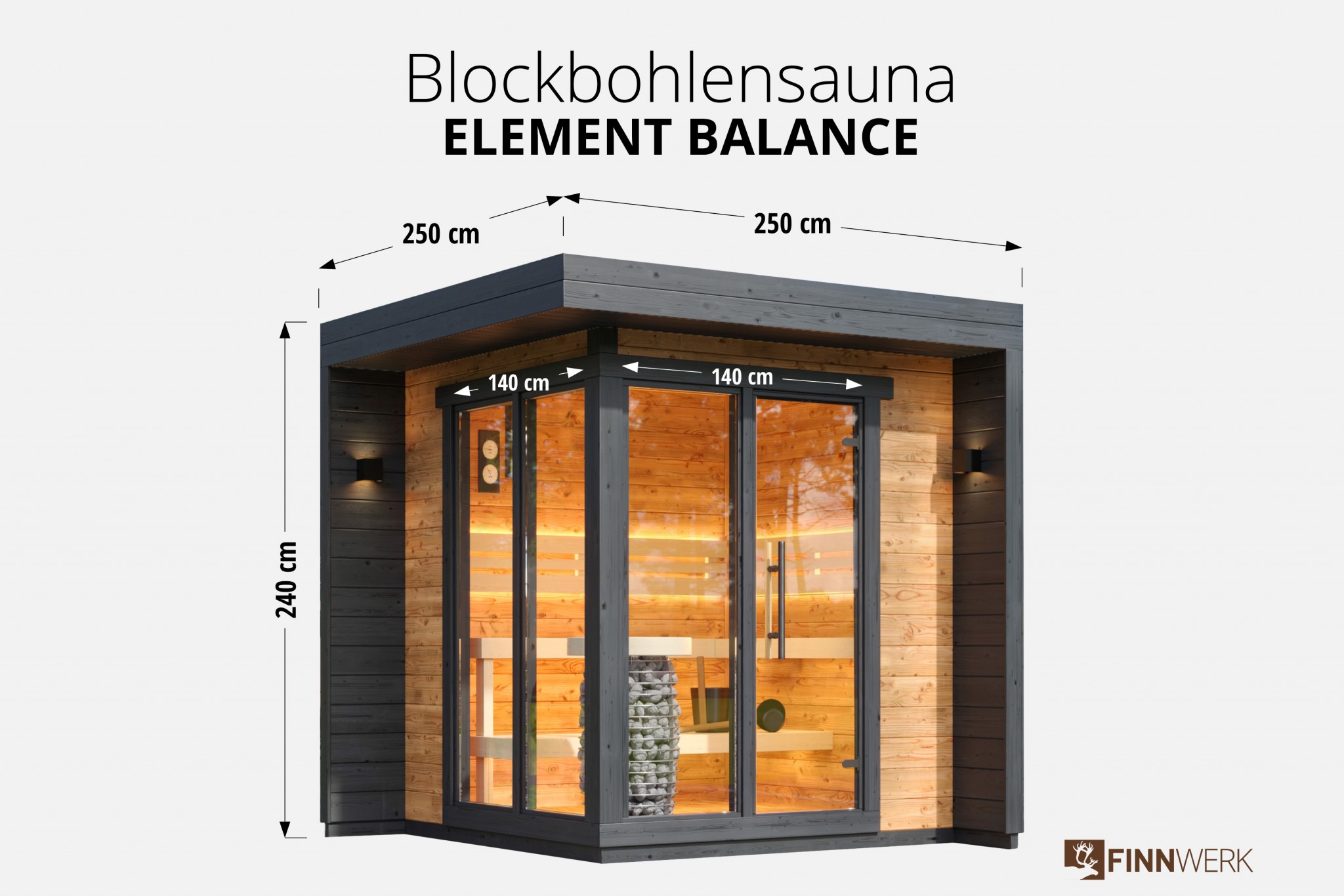 Blocksauna Element Balance FINNWERK