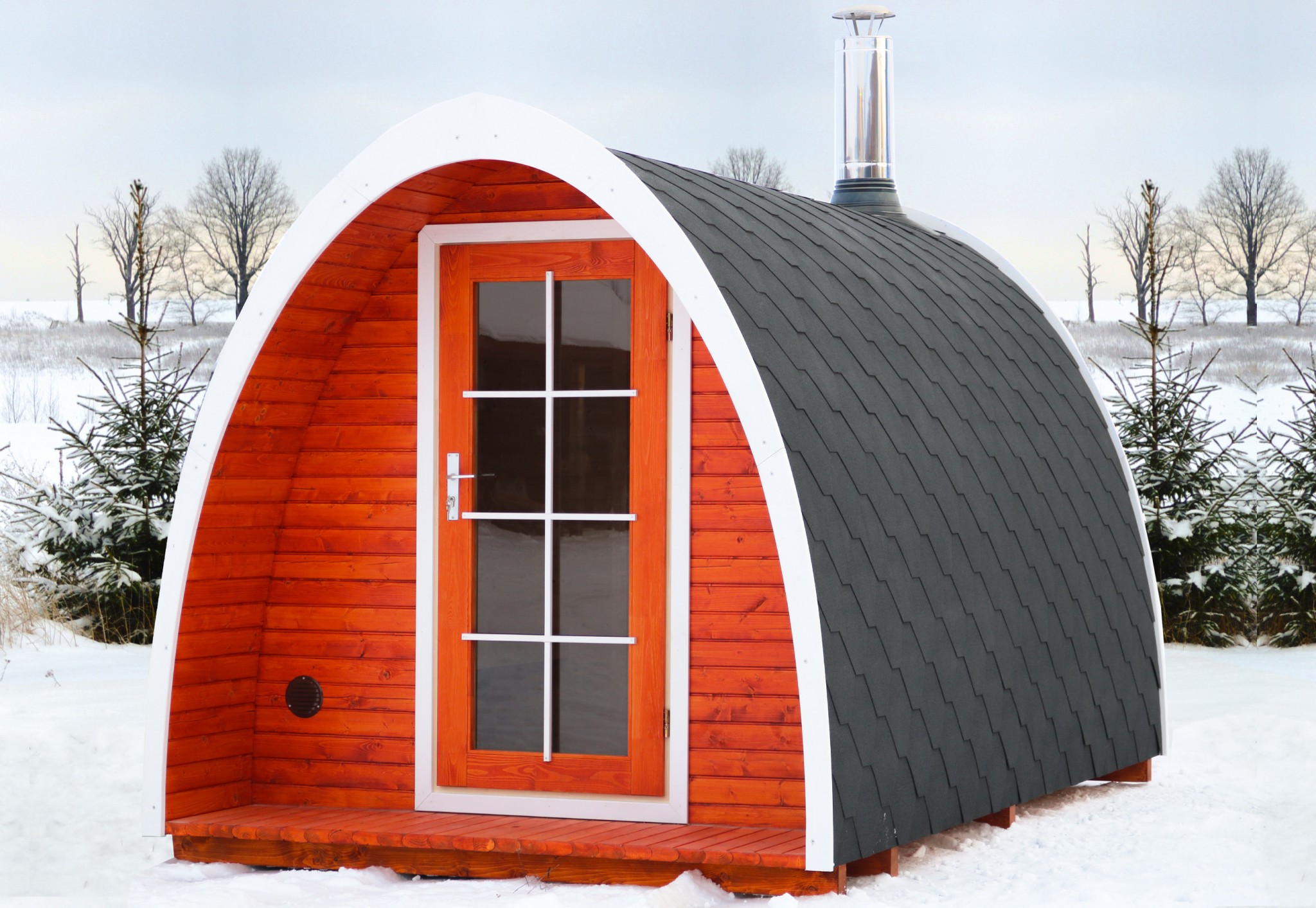 Fasssauna Iglu Deluxe Bei Finnwerk