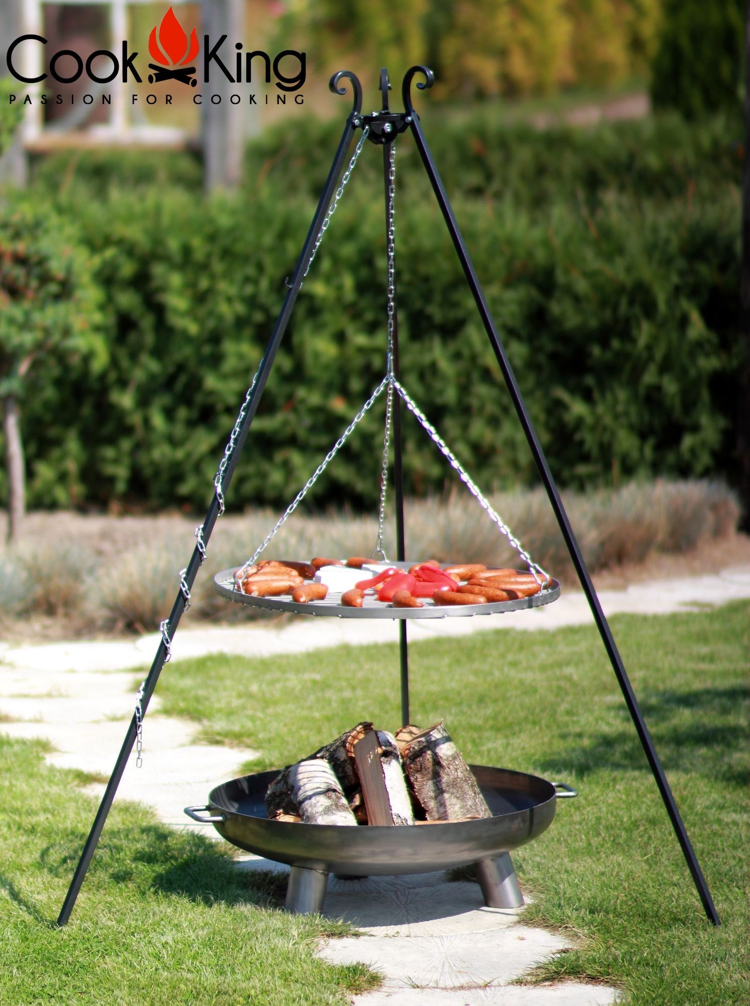 Schwenkgrill mit Feuerschale Ø 60cm online kaufen bei FINNWERK