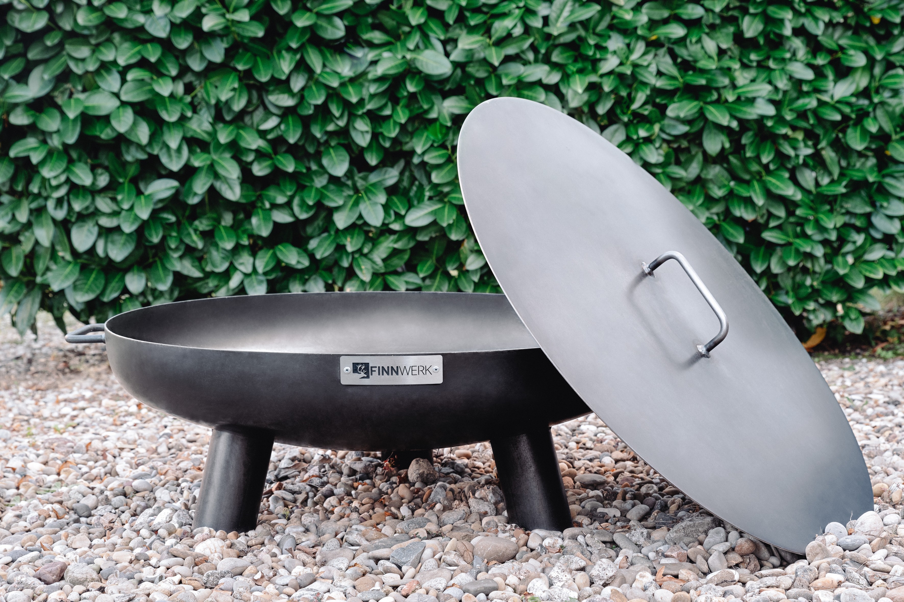 SET: Feuerschale HARRI 60 & Deckel TOMI | FINNWERK