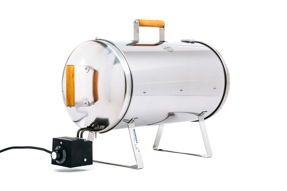Elektro Räucherofen -  Smoker von Muurikka Pro mit Leistungsregelung, Thermometer und Entlüftungsventil, Tischräucherofen