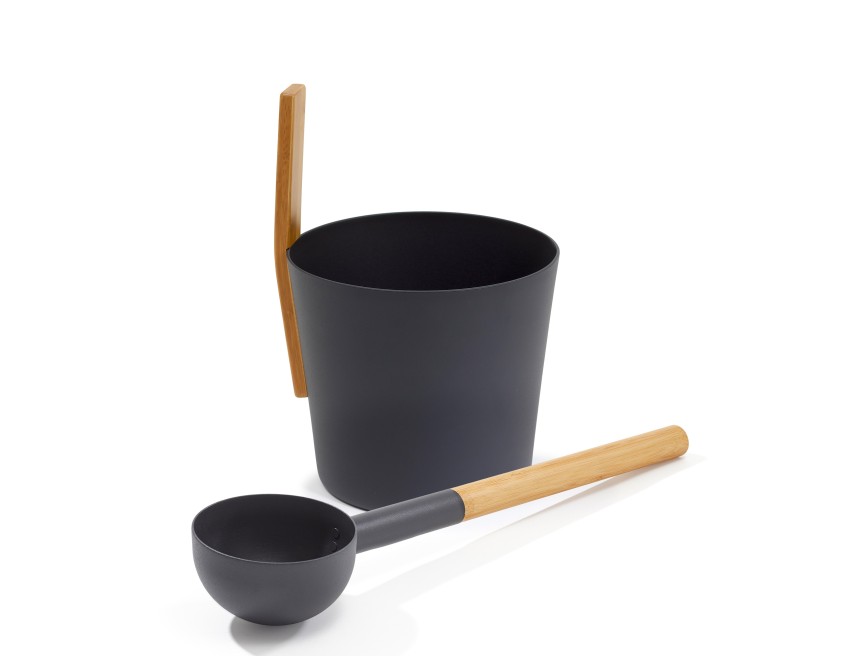 Kolo Saunaeimer-Set Kolmas in schwarz