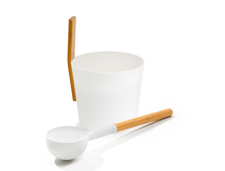 Kolo Saunaeimer-Set Kolmas in weiß