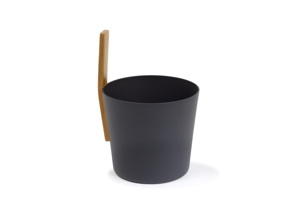 Kolo Saunakübel 3 in schwarz - Kolo Saunaeimer-Set Kolmas