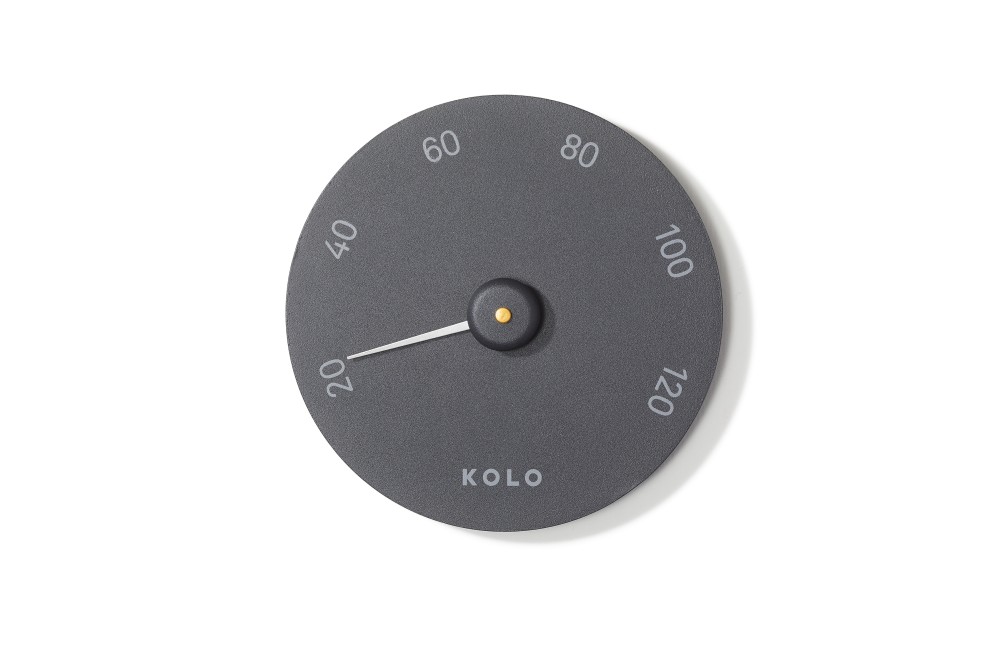 Kolo Thermometer 1 schwarz