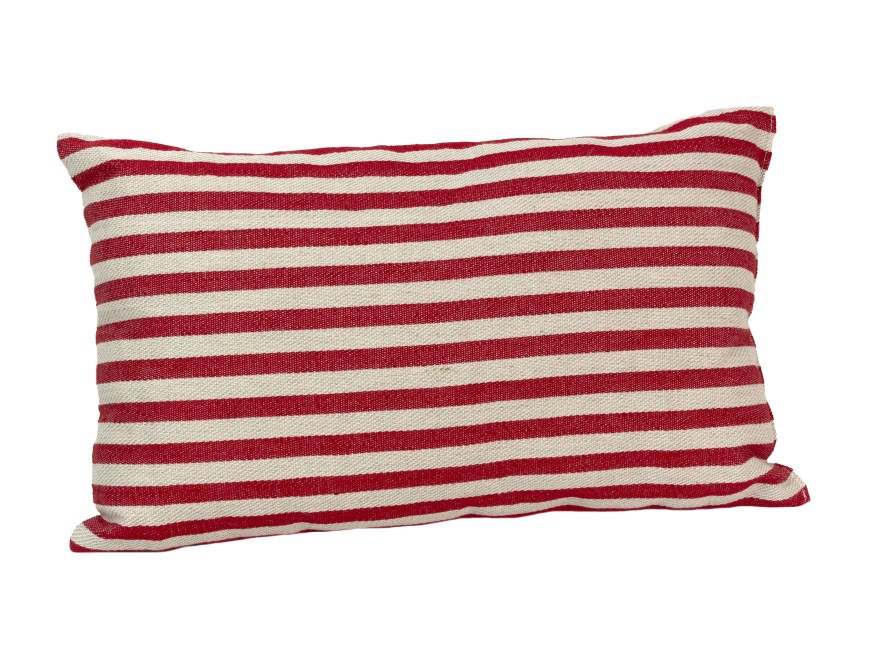 Pisla Sauna-Kissen rot-beige - Freisteller front