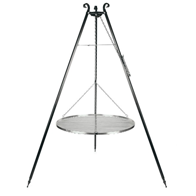VILLE - 80cm Schwenkgrill von FINNWERK - massiver Dreibein Grill für den Garten Studioaufnahme Hauptbild
