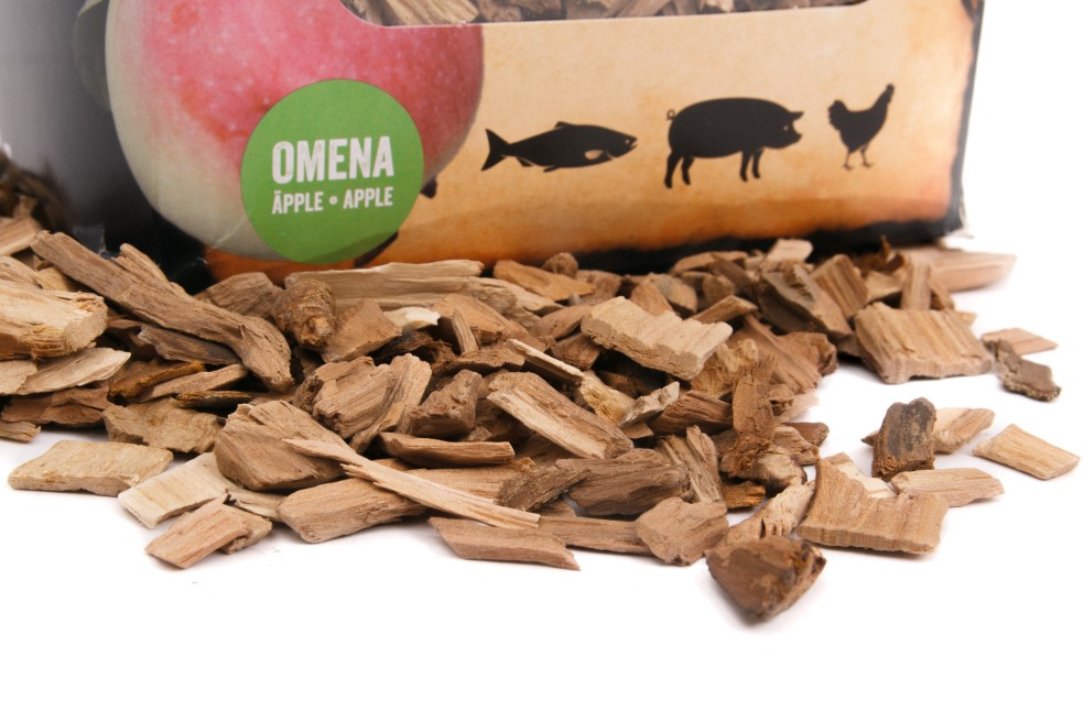 Woodchips Apple von Muurikka - fruchtig süßes Raucharoma, 1-5cm