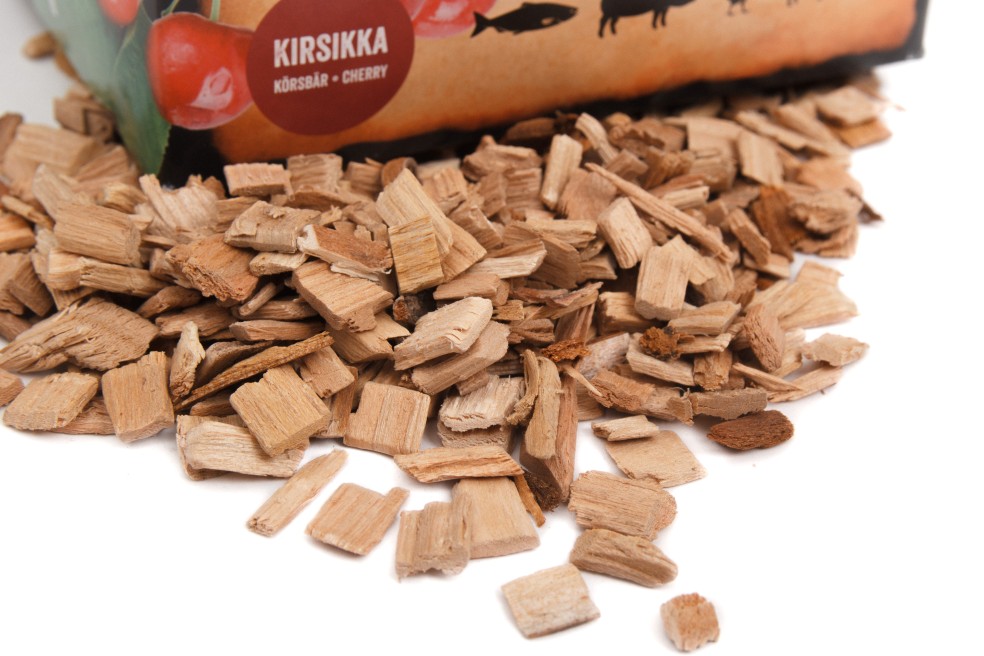 Woodchips Cherry von Muurikka - Fruchtbaum Chips für Räucheröfen 1-5cm