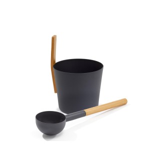 Kolo Saunaeimer-Set Kolmas in schwarz