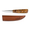 R112 Schnitzmesser mit langer Klinge, Maserbirke