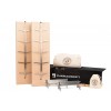 Flammlachs Doppelset Geschenkbox Black in dekorativer schwarzer Holzbox massiv zur Aufbewahrung und als Geschenk