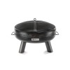 Funkenhaube Lauri auf Feuerschale Harri 60cm Studioaufnahme