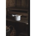 Vorschaubild: Kolo weißer Saunaeimer 1 mit Kelle in der Sauna