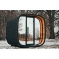 Vorschaubild: Leil Round Cube mini mit Spiegelverglasung - in Winteratmsphäre