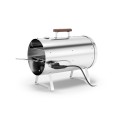 Vorschaubild: Muurikka 1200PRO Smoker - geöffnet, mit zwei Ebenen und Leistungsregler zur Temperatursteuerung