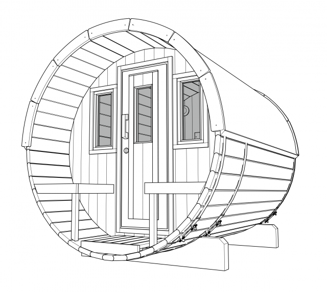 Fasssauna Balance 250