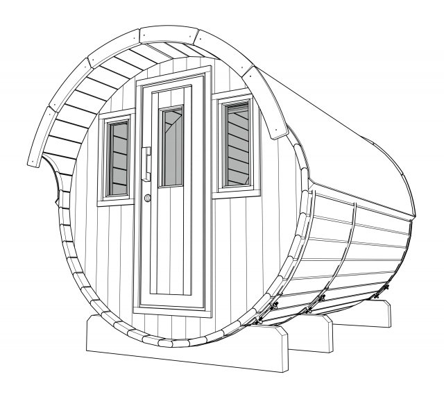 Fasssauna Choice 330