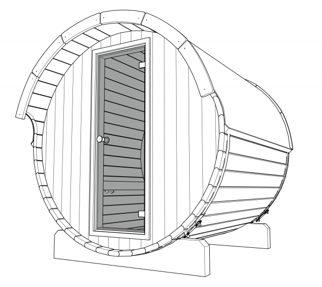 Fasssauna Basic 220